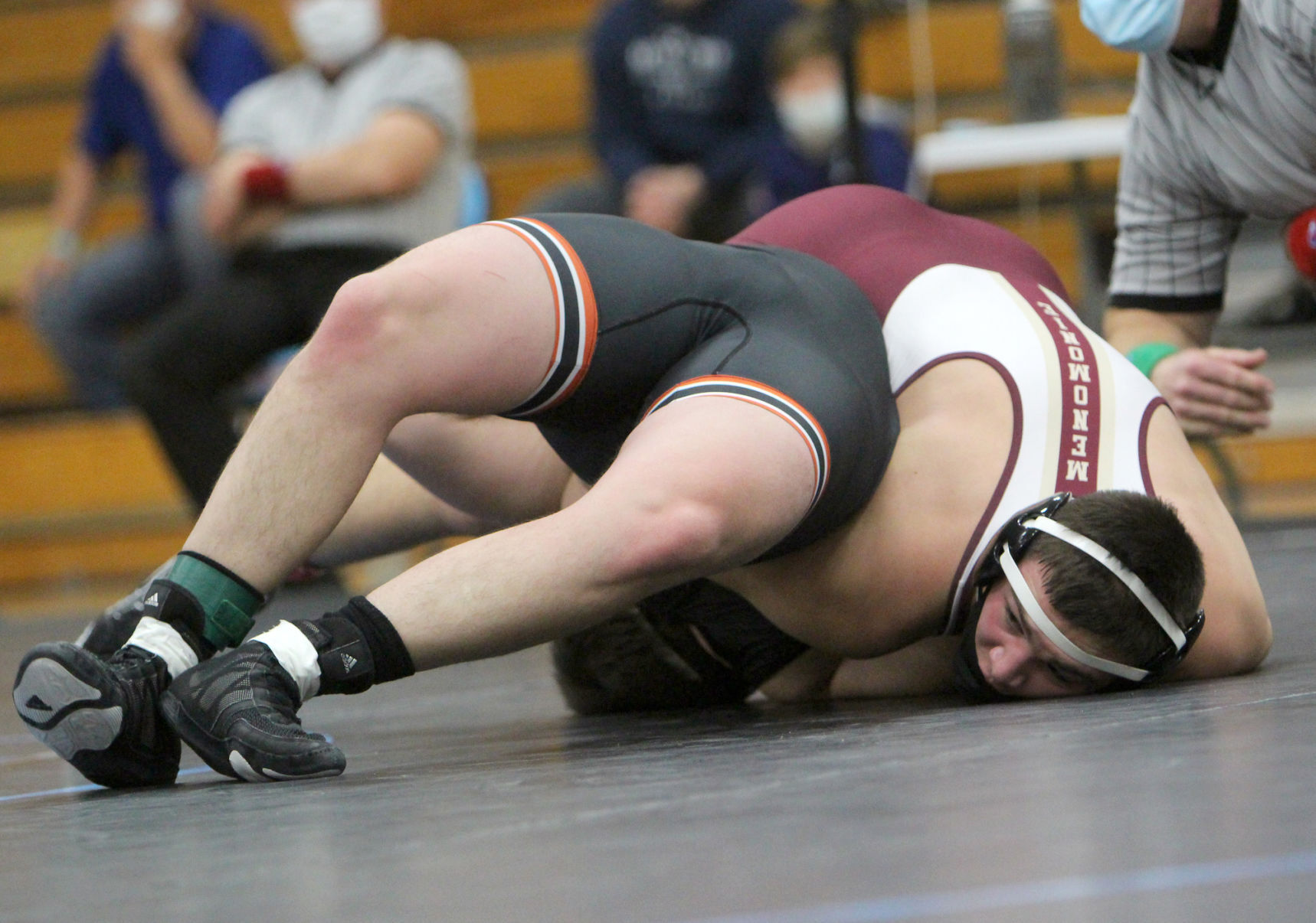Division 1 prep wrestling sectionals at Eau Claire North 1-30-21